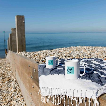High-End Beachfront Getaway Sea View King Bed East Wittering Esterno foto