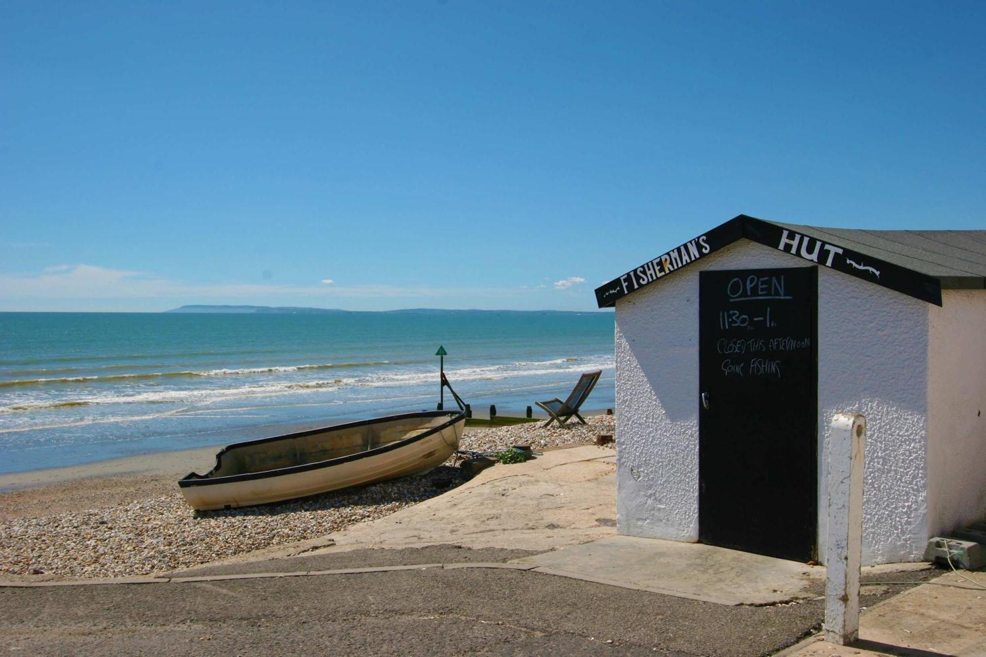 High-End Beachfront Getaway Sea View King Bed East Wittering Esterno foto